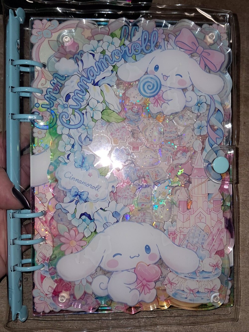 New! Cinnamoroll A5 Shaker Notebook With Paper And Protective Cover